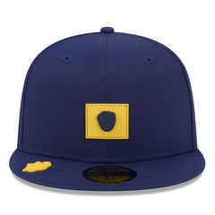 Milwaukee Brewers New Era 2026 Clubhouse 59FIFTY Fitted Hat - Navy Hats