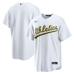 MLB Athletics Nike Home Replica Jersey - White