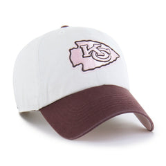Kansas City Chiefs '47 Unisex Love Letter Clean Up Adjustable Hat Stone/Burgundy