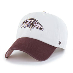 Baltimore Ravens '47 Unisex Love Letter Clean Up Adjustable Hat Stone/Burgundy