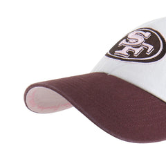 San Francisco 49ers '47 Unisex Love Letter Clean Up Adjustable Hat Stone/Burgundy