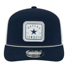 Dallas Cowboys New Era Quick Strike Split Panel 9SEVENTY Stretch-Snap Trucker Hat Navy