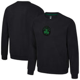 Boston Celtics Stadium Essentials Unisex Club Level Chenille Sweatshirt Black