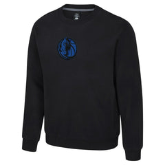 Dallas Mavericks Stadium Essentials Unisex Club Level Chenille Sweatshirt Black