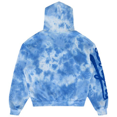 Los Angeles Dodgers Aviator Nation x MLB Unisex Tie-Dye Tri-Blend Hoodie - Light Blue Hoodies