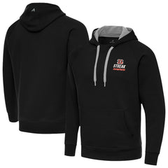 Cincinnati Bengals Antigua Streak Victory Pullover Hoodie Black