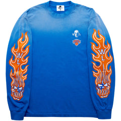 New York Knicks Warren Lotas x Fest Long Sleeve T-Shirt Blue