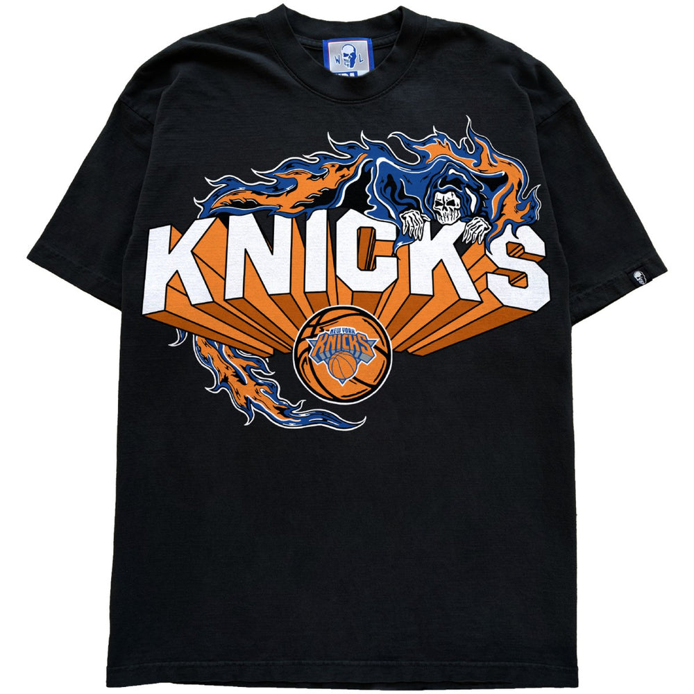 New York Knicks Warren Lotas x Fest Reaper T-Shirt Black