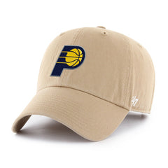 Indiana Pacers '47 Primary Logo Clean Up Adjustable Hat Khaki