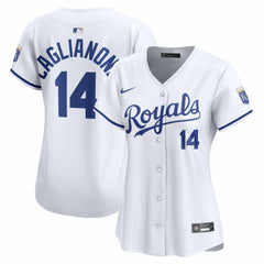MLB Jac Caglianone Kansas City Royals Nike Women's Home Limited Player Jersey - White
