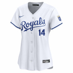 MLB Jac Caglianone Kansas City Royals Nike Women's Home Limited Player Jersey - White