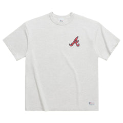 Atlanta Braves Madhappy x MLB Unisex Heavyweight T-Shirt - Heather Gray T-shirts