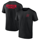 Miami Marlins Stranger Things Graphic T-Shirt - Black T-shirts