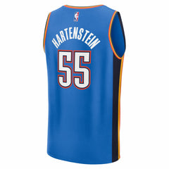 NBA Isaiah Hartenstein Oklahoma City Thunder 2025 NBA Finals Champions Fast Break Replica Player Jersey - Blue - Icon Edition