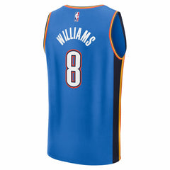 NBA Jalen Williams Oklahoma City Thunder 2025 NBA Finals Champions Fast Break Replica Player Jersey - Blue - Icon Edition