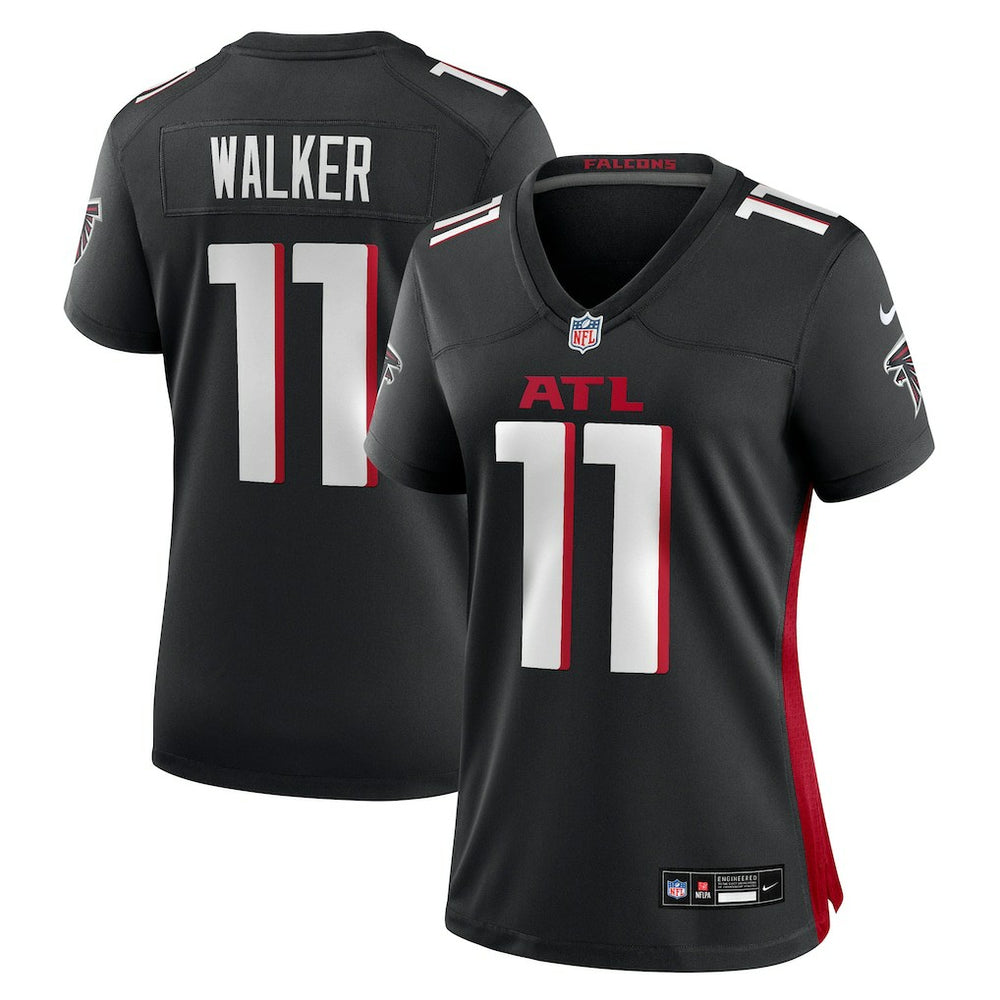 NFL Jalon Walker Atlanta Falcons Women's Team Game Jersey - Black