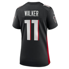 NFL Jalon Walker Atlanta Falcons Women's Team Game Jersey - Black