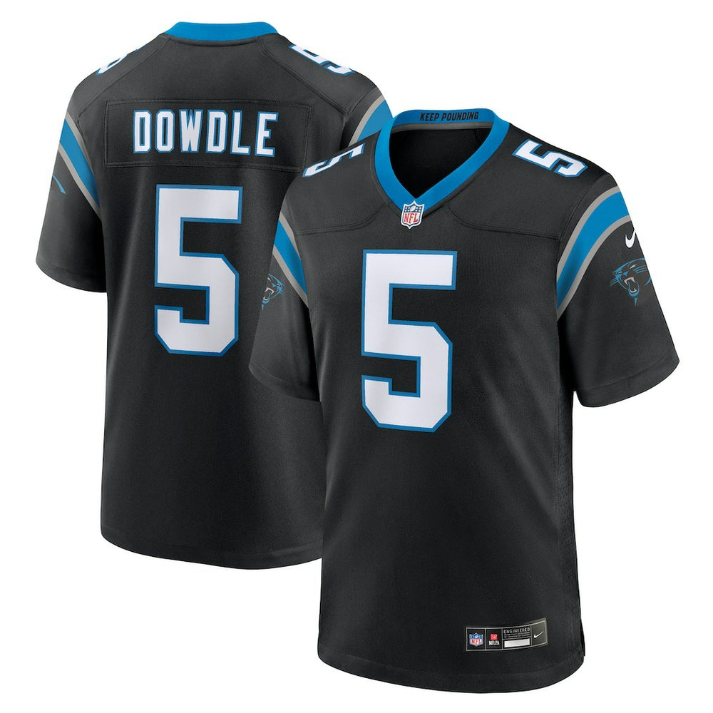 NFL Rico Dowdle Carolina Panthers Team Game Jersey - Black