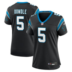 NFL Rico Dowdle Carolina Panthers Women's Team Game Jersey - Black
