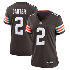 NFL DeAndre Carter Cleveland Browns Women's Team Game Jersey - Brown