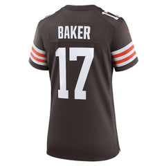 NFL Jerome Baker Cleveland Browns Women's Team Game Jersey - Brown