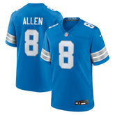 NFL Kyle Allen Detroit Lions Team Game Jersey - Blue