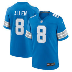 NFL Kyle Allen Detroit Lions Team Game Jersey - Blue
