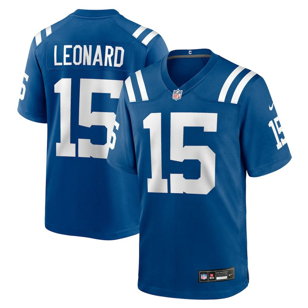 NFL Riley Leonard Indianapolis Colts Team Game Jersey - Royal