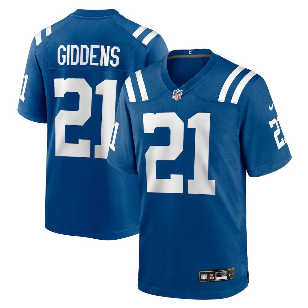 NFL DJ Giddens Indianapolis Colts Team Game Jersey - Royal