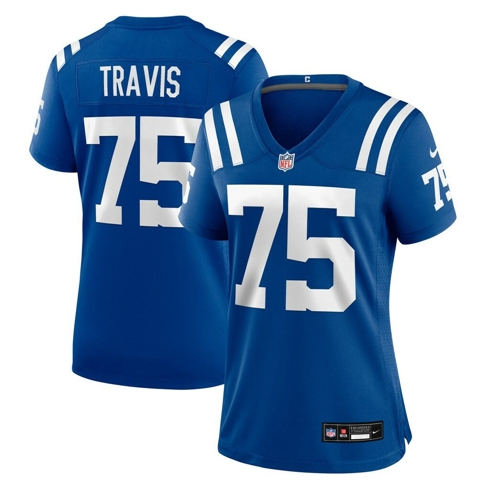NFL Jalen Travis Indianapolis Colts Women's Team Game Jersey - Royal