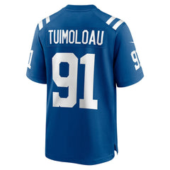 NFL JT Tuimoloau Indianapolis Colts Team Game Jersey - Royal