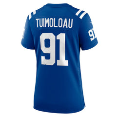NFL JT Tuimoloau Indianapolis Colts Women's Team Game Jersey - Royal