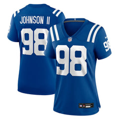 NFL Eric Johnson II Indianapolis Colts Women's Team Game Jersey - Royal