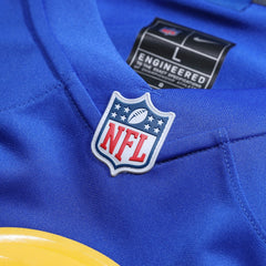 NFL Britain Covey Los Angeles Rams Team Game Jersey - Royal