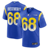 NFL David Quessenberry Los Angeles Rams Team Game Jersey - Royal