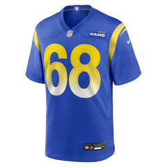 NFL David Quessenberry Los Angeles Rams Team Game Jersey - Royal