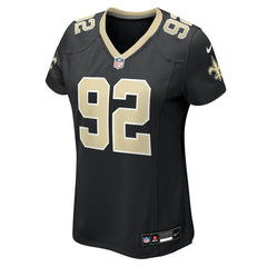 NFL Davon Godchaux New Orleans Saints Women's Team Game Jersey - Black