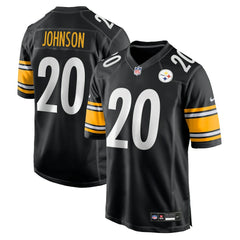 NFL Kaleb Johnson Pittsburgh Steelers Team Game Jersey - Black
