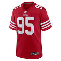 NFL Alfred Collins San Francisco 49ers Team Game Jersey - Scarlet