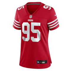 NFL Alfred Collins San Francisco 49ers Women's Team Game Jersey - Scarlet