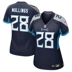 NFL Kalel Mullings Tennessee Titans Women's Team Game Jersey - Navy