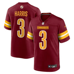 NFL Will Harris Washington Commanders Team Game Jersey - Burgundy