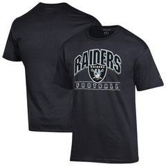 Las Vegas Raiders Champion Football T-Shirt Black
