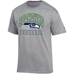 Seattle Seahawks Champion Football T-Shirt Heather Gray