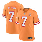 NFL Bucky Irving Tampa Bay Buccaneers 50th Season Game Jersey - Creamsicle