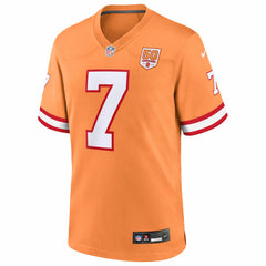 NFL Bucky Irving Tampa Bay Buccaneers 50th Season Game Jersey - Creamsicle