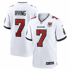 Bucky Irving Tampa Bay Buccaneers 50th Season White Game Jersey White