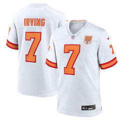 NFL Bucky Irving '76 Tampa Bay Buccaneers 50th Season Game Jersey - White