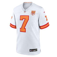 NFL Bucky Irving '76 Tampa Bay Buccaneers 50th Season Game Jersey - White