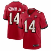 NFL Chris Godwin Jr. Tampa Bay Buccaneers 50th Season Team Game Jersey - Red